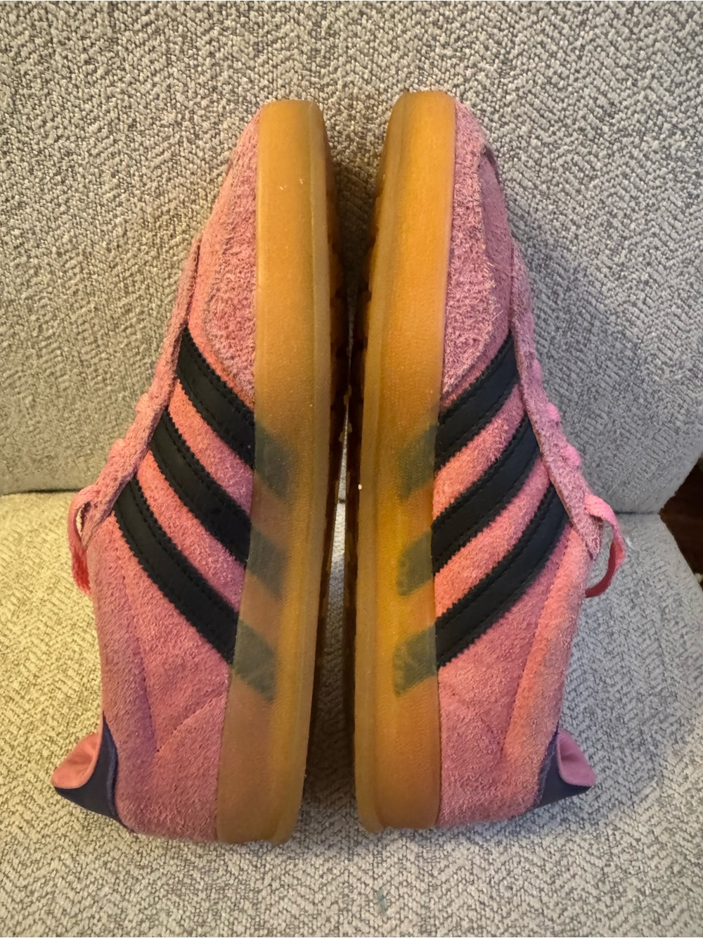 Adidas Gazelle Pink Suede Sneakers - Picture 2 of 8